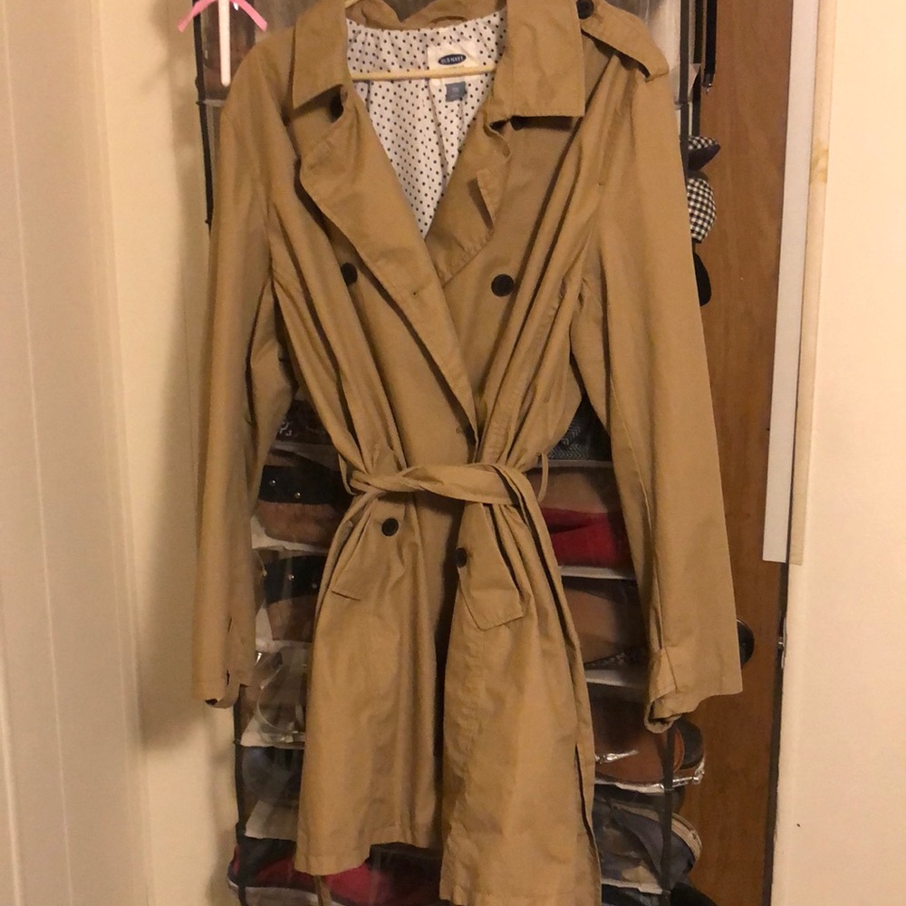 XXL Short trench coat/rain jacket